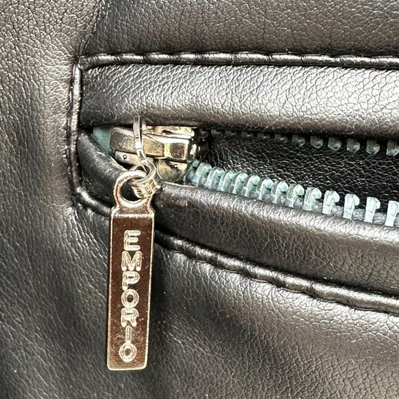 ** HOST PICK "" E.G.O. EMPORIO COLLECTION MENS FAUX LEATHER 3/4 LENGTH NWT - Picture 8 of 15